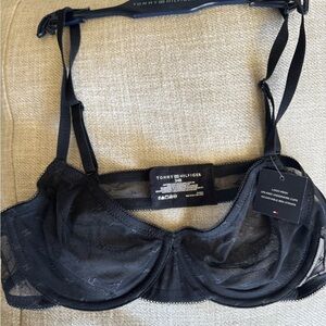 Tommy Hilfiger Black Mesh Bra